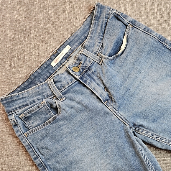 Levi's Denim - LEVI'S 535 Super Skinny Light Blue Denim Jeans Size 28x30